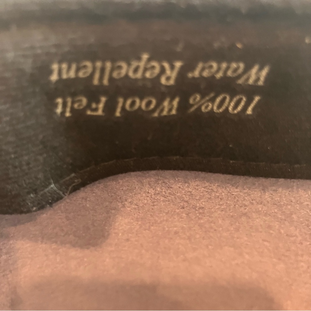 Borges & Scott Doyle Teardrop Fedora 100% Wool Felt Water Repellant 62 cm XL - Picture 10 of 12